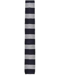 Brunello Cucinelli - Lead Silk Blend Knit Tie, One Size - Lyst