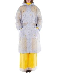 Moncler - Long Sleeve Drawstring Hooded Jacket, Brand Size 0 (X-Small) - Lyst