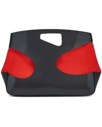 Ferragamo - Cut-Out Detailing Top Handle Bag - Lyst