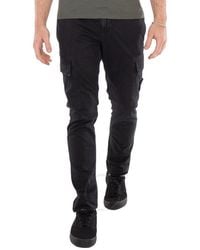 Stone Island - Stretch Broken Twill Organic Cotton Trousers, Waist - Lyst