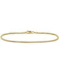 Amour - 1.6Mm Hollow Round Box Link Bracelet - Lyst