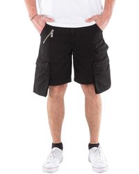 Gcds - Ultracargo Mid-Rise Denim Shorts - Lyst