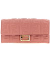 Fendi - Continental Baguette Wallet On Chain - Lyst