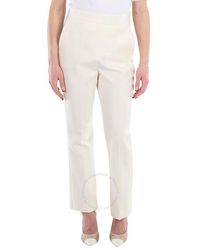 Max Mara - Nepeta Wool-Blend Crepe Trouser, Brand Size 38 Us - Lyst