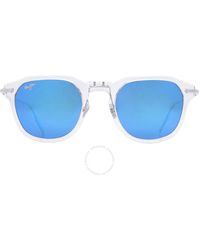 Maui Jim - Alika Blue Hawaii Geometric Sunglasses B837-05 49 - Lyst
