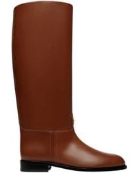 Bally - Huntington Long Leather Boots, Brand Size 39 Us - Lyst