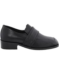 BY FAR - Cyril Slip-On Leather Loafers, Brand Size 39 (Us - Lyst