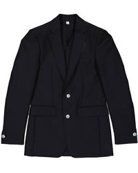Burberry - Classic Cut Wool Linen Mohair Tailored Jacket - Lyst