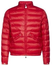 moncler red bubble jacket