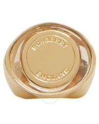 Burberry - Resin And Gold-plated Signet Ring - Lyst