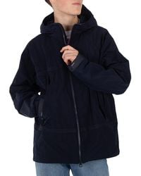 Burberry - Ink Lightweight Hooded Logo Applique Jacket - Lyst