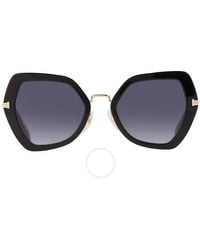 Marc Jacobs - Grey Gradient Butterfly Sunglasses Mj 1078/s 0807/9o 52 - Lyst