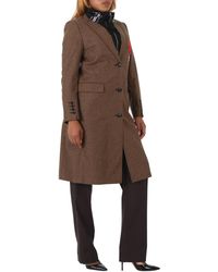 Burberry - Tarrel Houndstooth Check Tailored Coat - Lyst