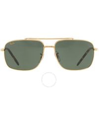 Ray-Ban - Green Square Sunglasses Rb3796 919631 59 - Lyst