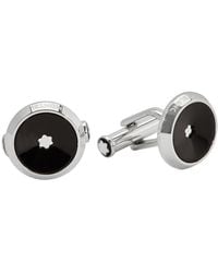 Montblanc - Round Star Cufflinks - Lyst