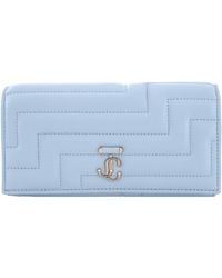 Jimmy Choo - Martina Jc Emblem Nappa Leather Continental Wallet - Lyst