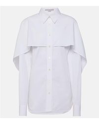 Stella McCartney - Cape Layer Long Sleeve Shirt, Brand Size 42 Us - Lyst