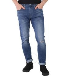 Calvin Klein - Jeans 37.5 Distressed Modern Taper Jeans - Lyst