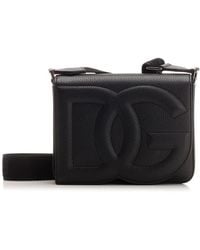 Dolce & Gabbana - Dolce & Gabbana Medium Dg Logo Crossbody Bag - Lyst