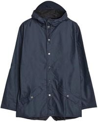 Rains - Waterproof Hooded Rain Jacket - Lyst