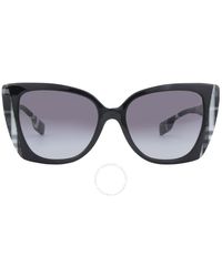 Burberry - Meryl Grey Gradient Butterfly Sunglasses Be4393 40518g 54 - Lyst