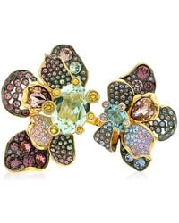 Swarovski - Idyllia Mixed Cuts Flower Ring, Size 50 - Lyst