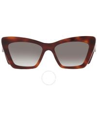 Ferragamo - Grey Gradient Cat Eye Sunglasses Sf1081se 214 55 - Lyst
