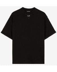 Roberto Cavalli - Fang Detail Cotton Jersey T-Shirt - Lyst