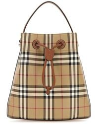 Burberry - Small Bucket Bag Tb - Lyst