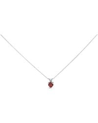 Haus of Brilliance - 14K 5X5 Mm Heart Shaped Garnet Solitaire Pendant Necklace - Lyst
