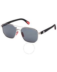 Moncler - Flaperon Blue Navigator Sunglasses Ml0242-h 14v 56 - Lyst