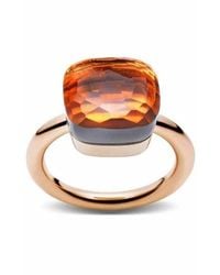 Pomellato - Ring Nudo Classic Citrine Size 52 Or - Lyst