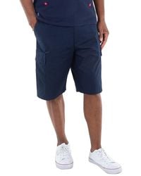 KENZO - Midnight Cargo Pocket Bermuda Shorts, Brand Size 44 (Us - Lyst