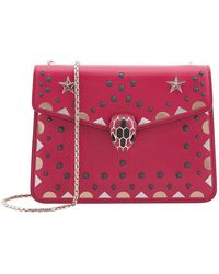 BVLGARI - Serpenti Forever Star Studs Shoulder Bag - Lyst