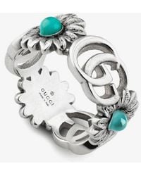 Gucci - Gg Marmont Flower Ring - Lyst