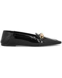 Saint Laurent - Patent Leather Le Maillon Loafers, Brand Size 39 Us - Lyst