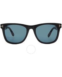 Tom Ford - Kevyn Blue Green Square Sunglasses Ft1099 01n 52 - Lyst