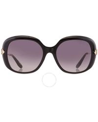 Chopard - Smoke Gradient Square Sunglasses Sch314s 0700 57 - Lyst