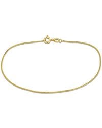 Amour - 1Mm Diamond Cut Flat Curb Bracelet - Lyst