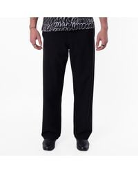 Marni - Signature Logo Detail Wide Leg Trouser, Brand Size 48 (Waist - Lyst