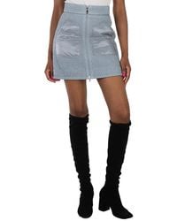 Moncler - Quilted A-Line Skirt, Brand Size 40 (Us - Lyst