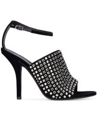 Burberry - Ivy Crystal-Embellished High Heel Sandals, Brand Size 38 (Us - Lyst