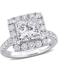 Created Forever - Ladies 14K 3 Ct Princess Cut Diamond Engagement Ring - Lyst