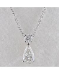 Brilliant Diamond - 14Kt 0.75 Carat Lab Grown Diamond Pendant Necklace For - Lyst