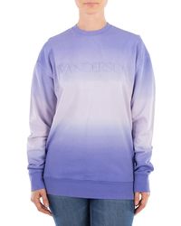 JW Anderson - Logo-Embroidered Crew Neck Sweatshirt - Lyst