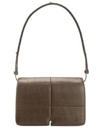 Burberry - Snip Adjustable Strap Leather Shoulder Bag - Lyst