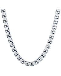 Robert Alton - Stainless Steel With Ip Box Link Fashion Chain - Lyst