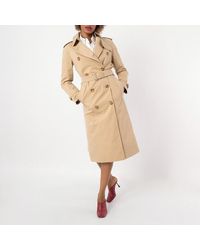 Burberry - Waterloo Monogram Motif Waterloo Trench Coat, Brand Size 4 Us - Lyst