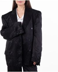 Balenciaga - Steriod Double Breasted Creased Jacket - Lyst
