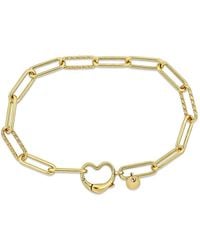 Amour - Paper Clip Link Bracelet - Lyst